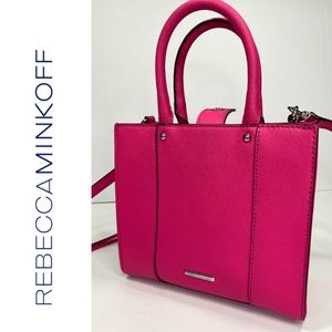 Rebecca Minkoff Mini Mab Tote in flamingo